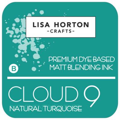 Lisa Horton Crafts Cloud 9 Dye Based Matte Blending Ink Pad - Natural Turqiose